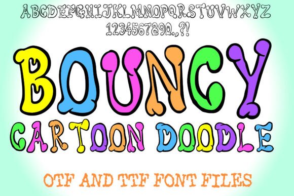 Adding Playful Energy to Your Designs with Bouncy Cartoon Doodle