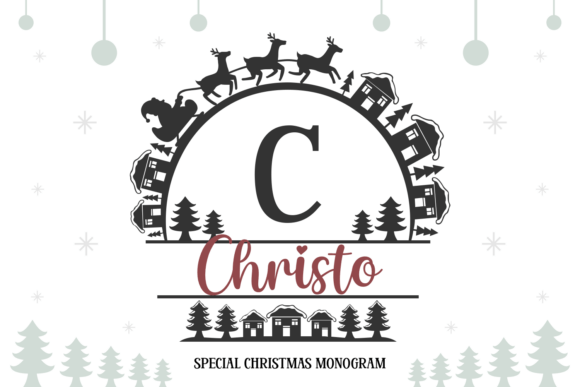 Christo: The Christmas Monogram Font That Tells a Story