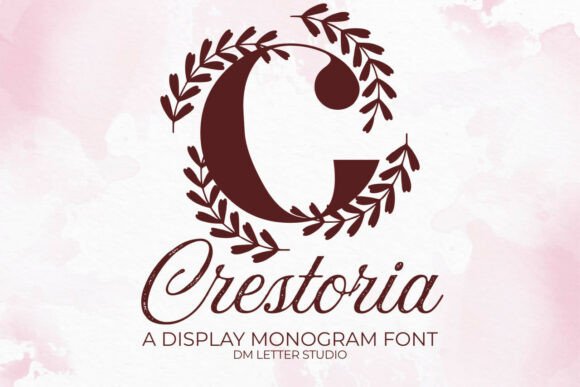 Crestoria Monogram: A Font for Refined Branding and Design