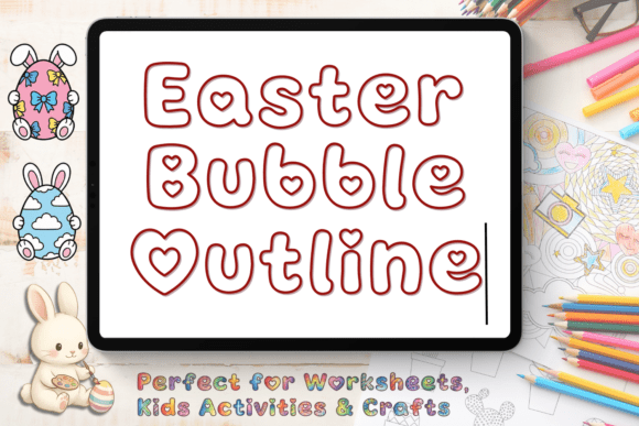 Easter Bubble Outline: The Playful Font for Creative Projects