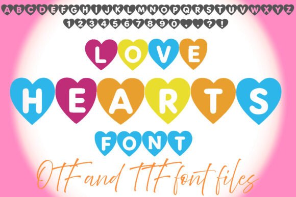 Love Hearts: A Font That Brings Playful Charm to Any Design