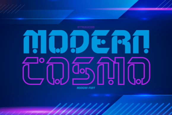 Modern Cosmo: The Futuristic Typeface for Bold Brands