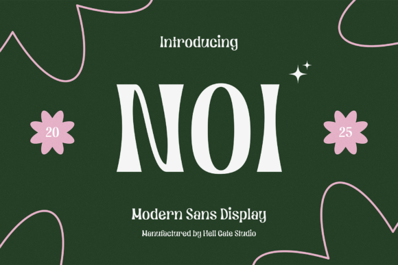 Noi Modern Sans Display: A Typeface for Clean, Modern Branding