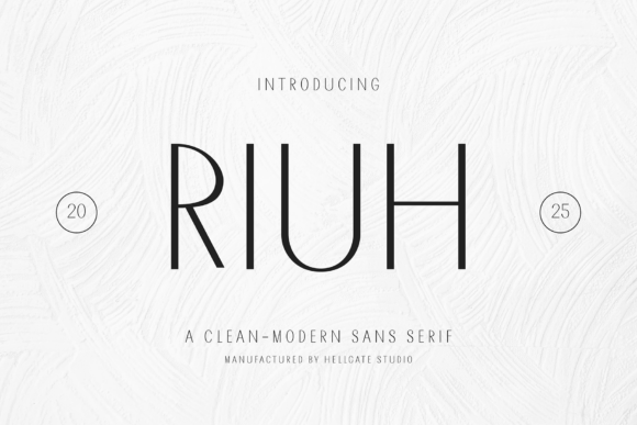 Riuh: The Sans Serif Font for Modern Branding