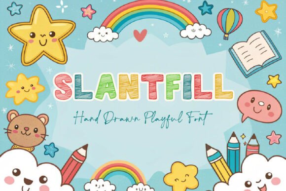 Slantfill: A Playful Typeface for Hand-Drawn Branding