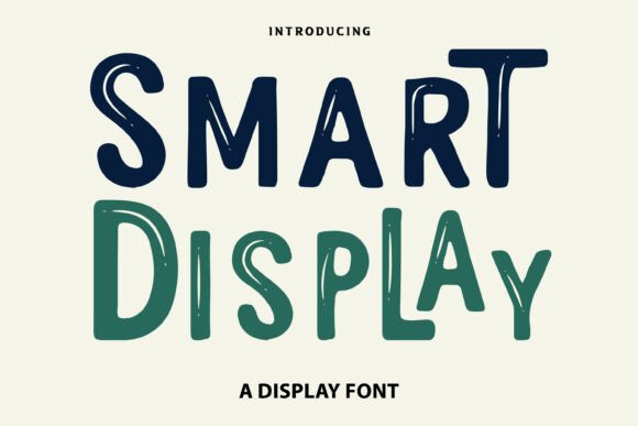 Smart Display: A Font That Feels Like a Celebration
