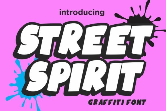 Street Spirit: The Playful Graffiti Font with Urban Soul