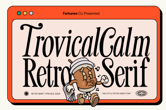 Tropical Calm: A Sans Serif for Retro-Chic Branding